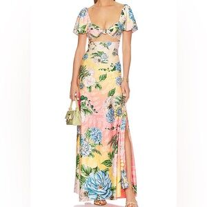 Floral maxi gown